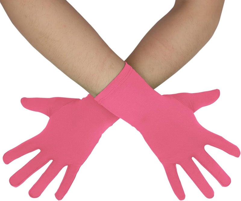 Sheface Stretchy Spandex Costume Gloves - Men's & Women's Banquet Party Wedding Gloves - Image 1